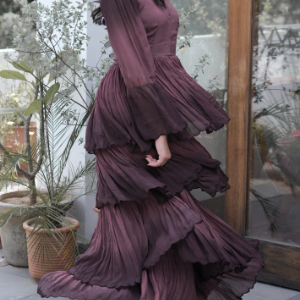 Ombre Tiered Maxi Dress